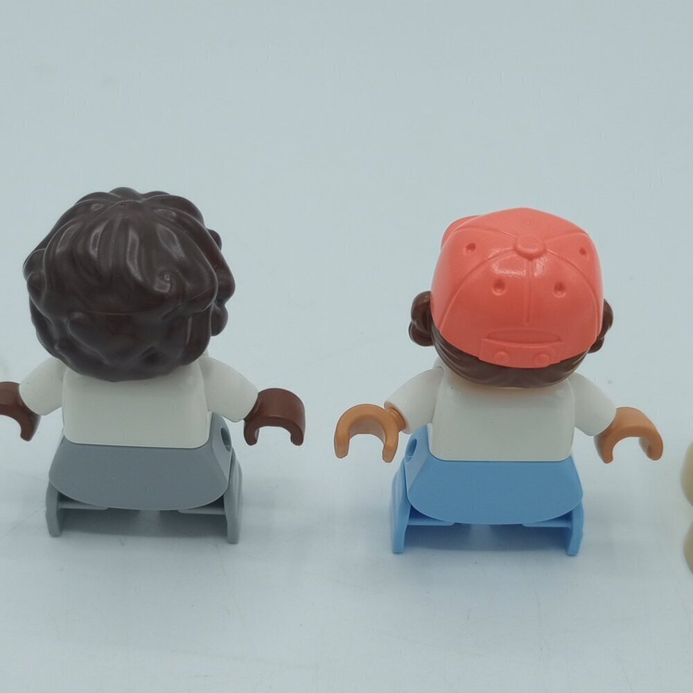 LEGO DUPLO Figures Lot of 3 Boy Girl Dog Family Pet Set Toddler Preschool Buildi - Picture 4 of 13